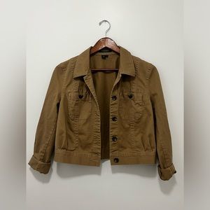 LAUREN Ralph Lauren Khaki Crop Jacket
